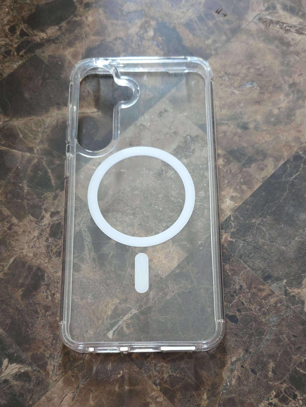 Clear Magnetic Wireless Charging Compatible Phone Case - Samsung S25+